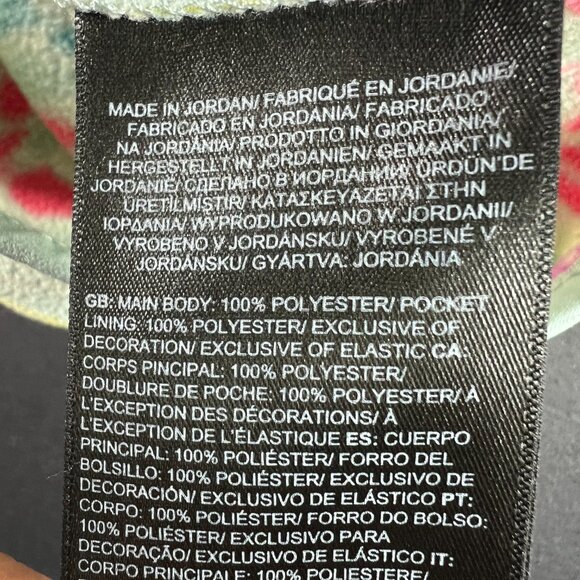 The North Face Sweatshirt Kids Girls 4 Green Floral Faded Fleece Full Zip Hoodie - Picture 7 of 15